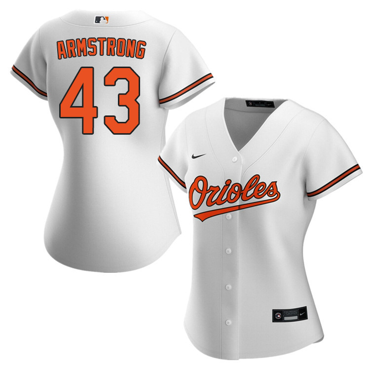 Nike Women #43 Shawn Armstrong Baltimore Orioles Baseball Jerseys Sale-White